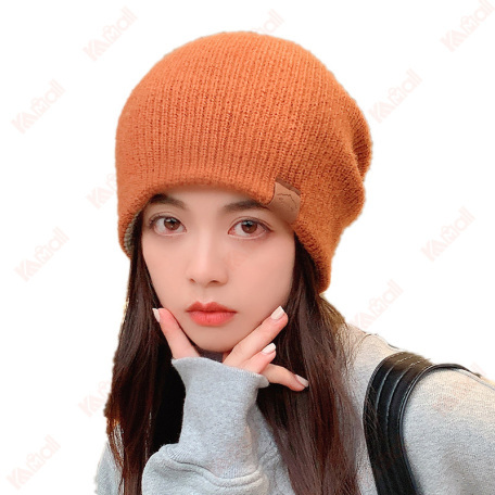 beanie cap couple models knitted hat